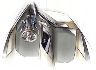 Illustration for article titled BMW's Tron-Like Turbodiesel Concept Rendered For Your Pleasure